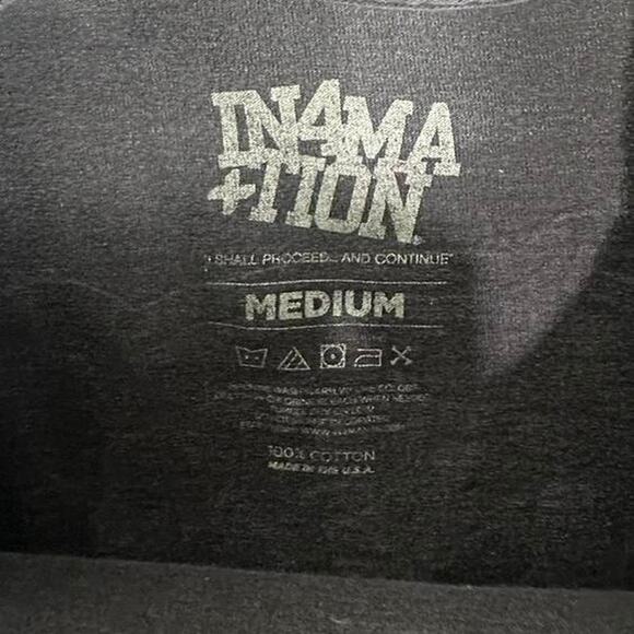 In4ma+Tion Originals Black Bones Graphic T-shirt Size Medium - Picture 3 of 8